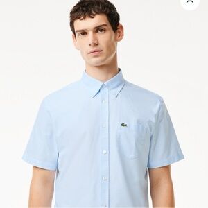 Lacoste Men’s Shortsleeve Button down 2XL NWOT